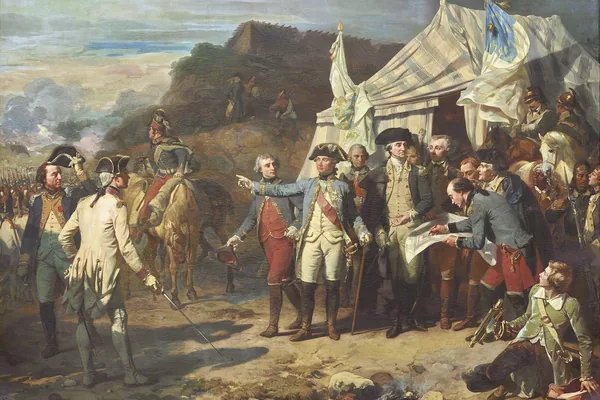 Siege of Yorktown Canvas